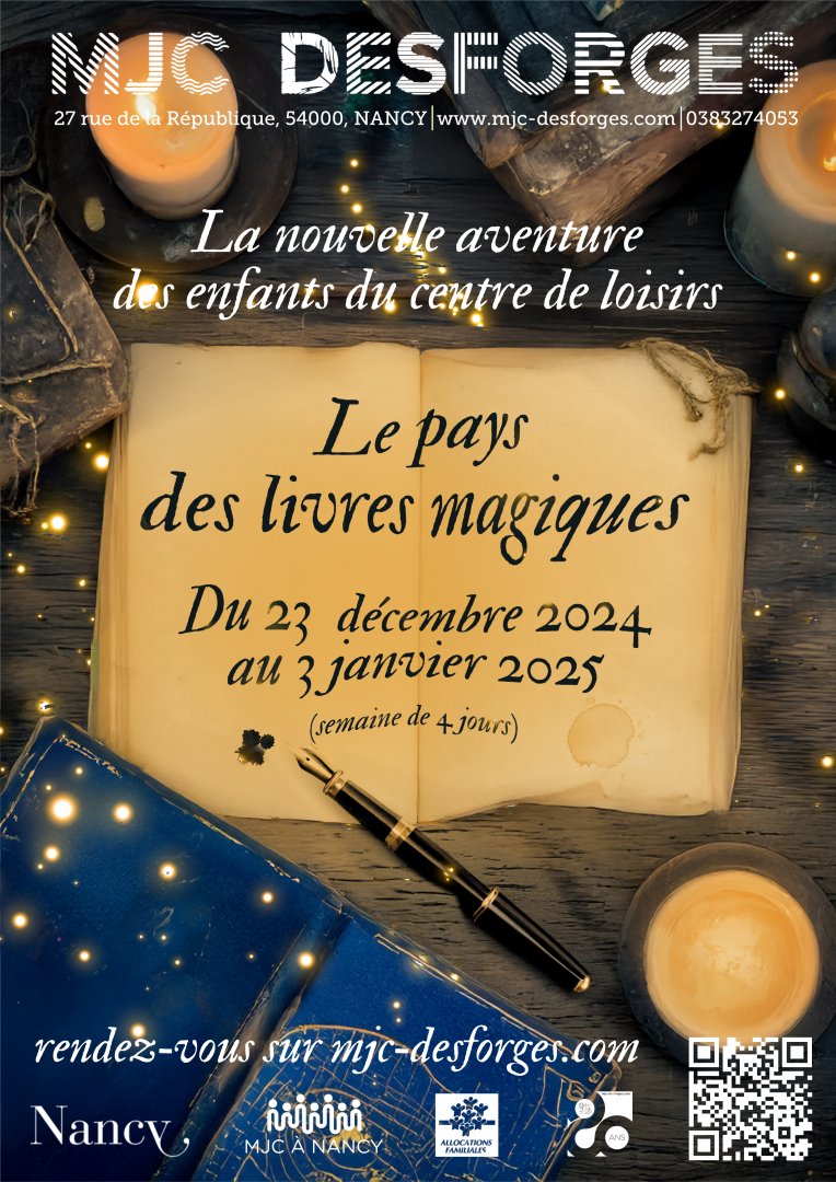 Vacances de noël 2024 Accueil mjc